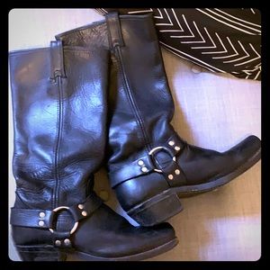 Frye Harness Boots in 15R, Black, Size 8.5